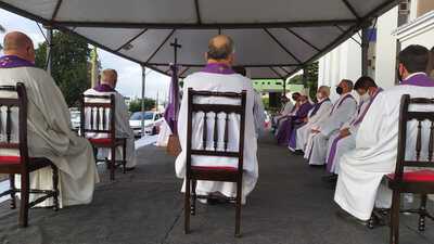 Missa de 7º dia de falecimento do Padre Aleixo foi presidida pelo Bispo Dom Amilton